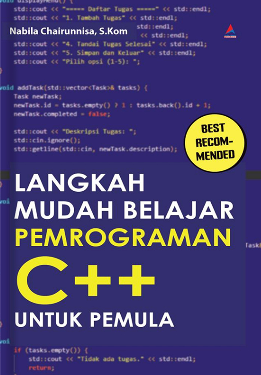 Langkah Mudah Belajar Pemrogrmaan C++ utuk Pemula