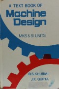 Text Book Of Machine Design