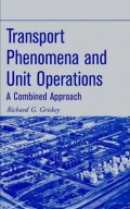 Transport Phenomena And Unit Operations