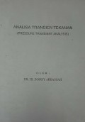 Analisa Transein Tekanan (Preassure Transient Analysis)