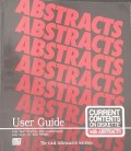 Abstracts User Guide Current Contents on Diskette with absrtracts