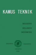 Kamus Teknik Inggris Belanda Indonesia