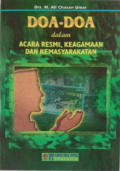 Doa-Doa Dalam Acara Resmi, Keagamaan dan Kemasyarakatan.
