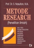 Metode Research (Penelitian Ilmiah)