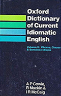 Oxford Dictionary of Current Idiomatic English