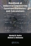 Handbook of Industrial Engineering Equations, Formulas and Calculations