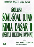 Solusi Soal-Soal Ujian Kimia Dasar II