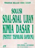 Solusi Soal-Soal Ujian Kimia Dasar 1