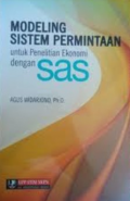 Modeling Sistem Permintaan Untuk Penelitian Ekonomi Dengan SPSS