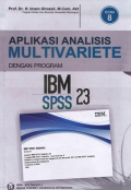 Aplikasi Analisis Multivariete Dengan Program IBM SPSS 23