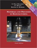 Material and Process in Manufacturing