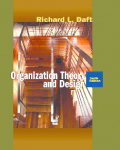 Organization Theory and Design