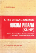 Kitab Undang Undang Pidana (KUHP)