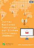 Jurnal Nasional Teknologi dan Sistem Informasi (TEKNOSI)