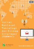 Jurnal Nasional Teknologi dan Sistem Informasi (TEKNOSI)