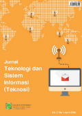 Jurnal Nasional Teknologi dan Sistem Informasi (TEKNOSI)