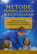Metode Pembelajaran & Pengajaran