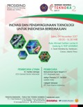 Prosiding Seminar Nasional Teknologi Kualitas dan Aplikasi Inovasi dan Pendayagunaan Teknologi untuk Indoneisa Berkemauan
