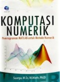 Komputasi Numerik Pemrograman Matlab untuk Moteode Numerik