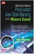 Membuat Aplikasi Penjualan dan Stok Barang dengan Macro Excel