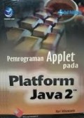 Pemrograman Applet pada Platform Java.2tm