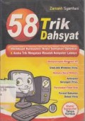 58 Trik Dahsyat Membuat komputer Anda Semakin Optimal & Aneka Trik Mengatasi Masalah Komputer Lainnya