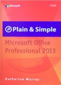 Plain & Simple : Microsoft Office Profesional 2013