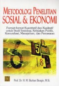 Metodologi Penelitian Sosial & Ekonomi