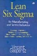 Lean Six Sigma For Manufacturing And Service iIndustries