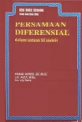 Persamaan Diferensial Dalam Fatuan SI Metric