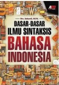 Dasar- Dasar iImu Sintaksis Bahasa Indonesia