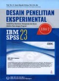 Desain Penelitian Eksperimental