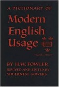 A Dictionary Of Modern English Usage