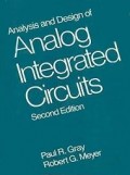 Analysis And Design Analog Integrated Circuits