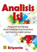 Analisis Isi Pengantar Metodologi Untuk Penelitian Ilmu Komunikasi dan Ilmu-ilmu Sosial Lainnya