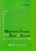Matematika Terapan Untuk Bisnis Dan Ekonomi